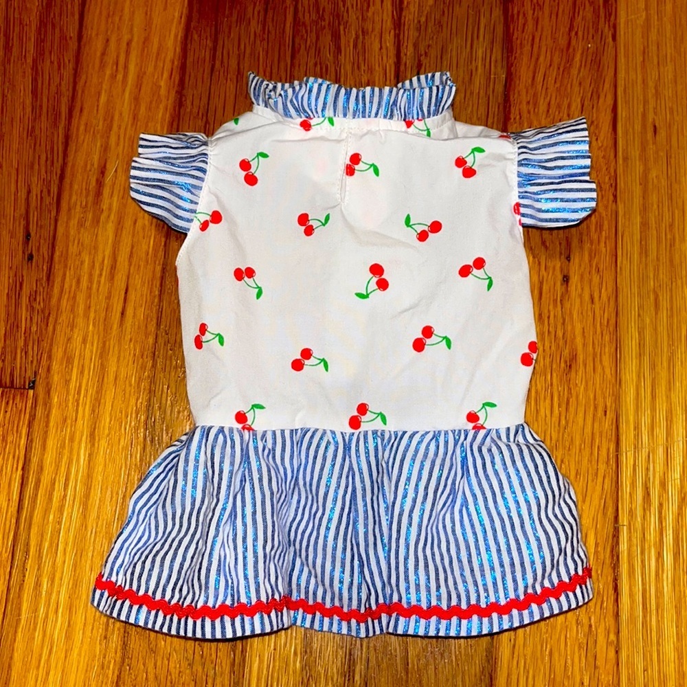 Doggie Cherry Print Dress